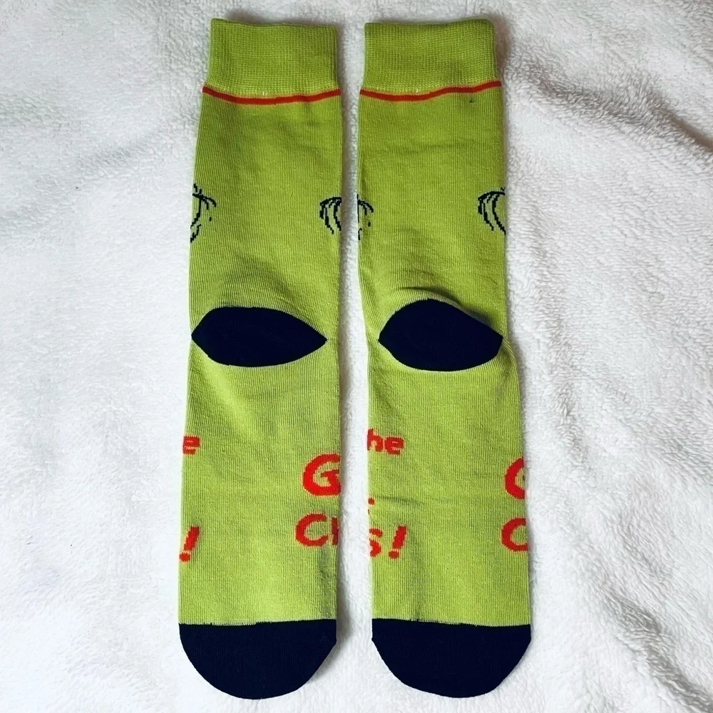 NWT Lot of 2 Grinch Socks - Size Medium (US 6-10) - Christmas / Holiday Season